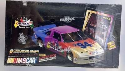1994 MAXX Premier Plus NASCAR Race Cards Wax Box Factory Sealed - Image 1 of 3