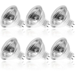 WeshLMPO Lampadina Alogena 12V 20W Faretti Alogeni MR16 Dimmerabile 280LM Bianco - Foto 1 di 24