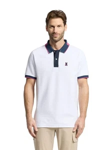 Psycho Bunny Mens White Thatcher Pique Polo Shirt - Picture 1 of 4