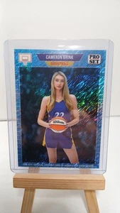 Cameron Brink 2024 Leaf Collective Light Blue Shimmer 1990 Metal Promo RC 90B-2 - Foto 1 di 2