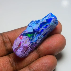 Very Rare Bi-Color Opal Rough 42 Cts Natural Ethiopian Opal Raw Jewelry Grade - Picture 1 of 20