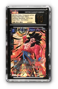 Dragon Ball 2020 - SS4 Son Goku, Conqueror of Evil BT11-126 CGC 10 impecable - Imagen 1 de 1