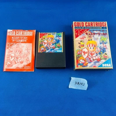 ◇KA103 MONSTER WORLD Super Wonder Boy G-1346 Sega Mark III Tested Work Japan - Image 1 of 4