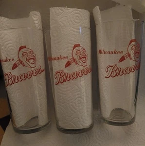 Milwaukee Braves/St. vintage '62 Set/3 bicchieri omaggio Louis Cardinals Game Day - Foto 1 di 2