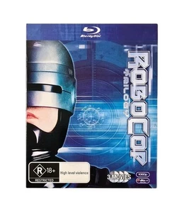 RoboCop Trilogy Blu-ray 3 Movies Reg B Peter Weller Nancy Allen Cyberpunk Action - Picture 1 of 13