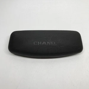 Chanel Sonnenbrille Etui nur schwarz Clamshell Hartschale groß Made in Italy Muschel - Bild 1 von 8
