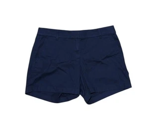 J. Crew 5" Shorts Damengröße 6 marineblau Chino Stretch 100 % Baumwolle neu mit Etikett - Bild 1 von 11