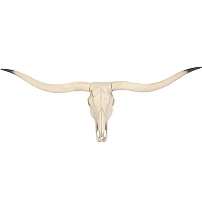 Настенное искусство Longhorn Bull Skull, Рулевые Рога Декор Головы для Деревенского Фермерского Дома... - Изображение 1 из 4