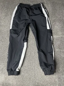 Lorna Jane Post Game Active Pants Womens Small Black High Rise Windbreaker - Picture 1 of 17