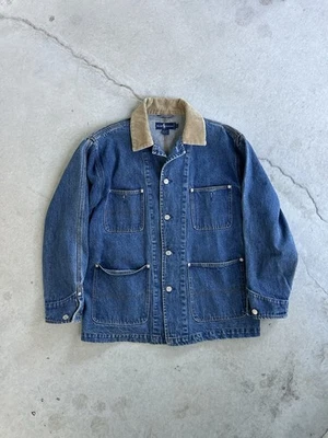 Ralph Lauren винтажный 90-х Chore водитель грузовика джинсовая куртка мужчин большой вельвет новом - Изображение 1 из 4