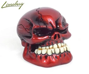 Classic Split Screen Skull Metallic Red Gear Shift Knob VW - Picture 1 of 1