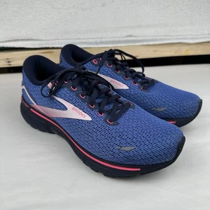 Brooks Ghost 15 Zapatos para Correr Para Mujer Talla 11 Tenis Atléticos Usados en Excelente Condición Azul Rosa - Imagen 1 de 10