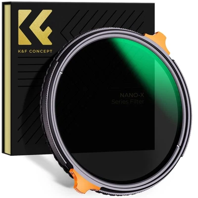 K&F 37mm Variable ND Filter ND2-ND400 (9 Stop) Lens Filter Waterproof Scratch... - Image 1 of 4