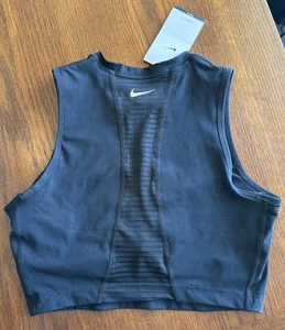 Nike Pro Dri-Fit Ärmelloses Training Tank Top M Neu mit Etikett Schwarz - Bild 1 von 15