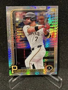 2025 Topps Chrome MLB Prism Refractor #42 Isiah Kiner-Falefa Pirates - Picture 1 of 2