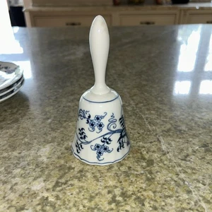 Blue Danube, blaue Zwiebel Abendessen Glocke 6" hoch - Bild 1 von 3