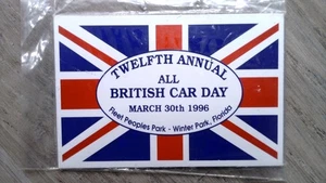 Daytona Trophy British Car Day Plaque 1996 Winter Park Florida - Picture 1 of 2