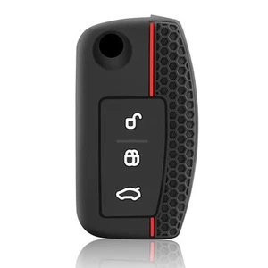 Silicone Car Key Cases Cover Fob for Ford Fiesta Focus 2 C-Max Ecosport - Picture 1 of 4