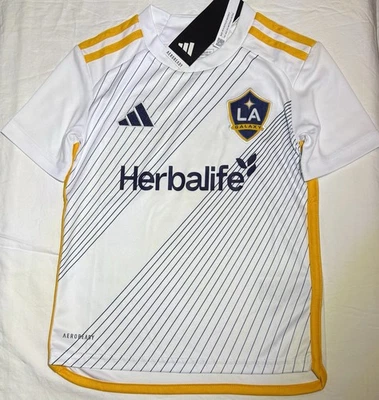 Camiseta de fútbol local Adidas Los Angeles Galaxy 2024/25 IU9690 niño pequeño talla: 4T Foto 1 de 4