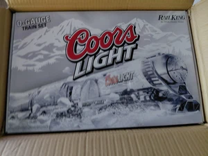 MTH 30-1433-1 Coors Light Silver Bullet Beer Train Set Protosound 2 New in Box - Picture 1 of 13