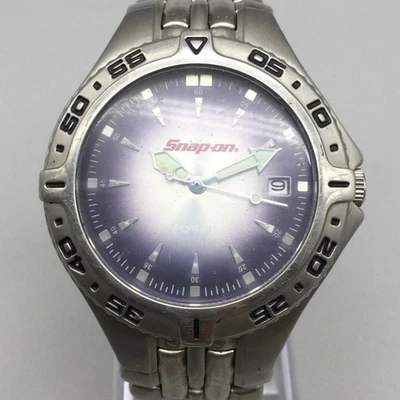 Reloj Fossil Snap-on Hombre 41mm Acero Inoxidable Fecha PR-5174 Batería Nueva 6.25" Foto 1 de 4