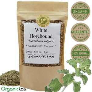 White Horehound Tea - Marrubium vulgare Herb - Natural Health Benefits for Lungs - Picture 1 of 16