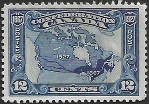 Canada #145 "MAP OF CANADA" Fine Used 1927 Issue (A) - Picture 1 of 2
