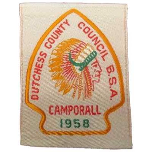 1958 Dutchess County Council B.S.A. Camporall Pfadfinder Webaufnäher R234 - Bild 1 von 5