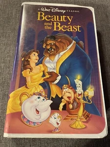 RARE Walt Disney's Beauty and The Beast VHS 1992 Black Diamond Classic - Picture 1 of 9