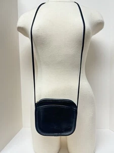 Vintage Coach Hadley Zip Crossbody Bag Black Cowhide Leather Made in USA EUC - Picture 1 of 14