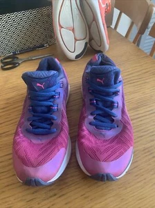 Slazenger Turnschuhe Ignite sehr guter Zustand Größe 3 lila rosa und weiß  - Bild 1 von 11