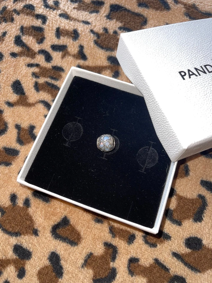 Charm Pandora Apri il tuo Cuore Azzurro Cielo - Immagine 1 di 2