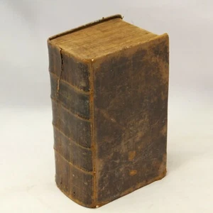 Bible 1819 Foreign Biblia Hellige Gfrifts Boger Leather Bound - Picture 1 of 11