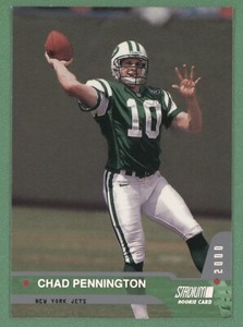 2000 Topps Stadium Club ROOKIE Chad Pennington #152 New York Jets Marshall