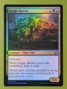 FOIL Jungle Barrier x1 Iconic Masters 1x Magic the Gathering MTG - Picture 1 of 1