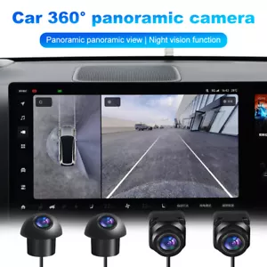 Sistema de visión 360° para automóvil AHD 720P/1080P cámara panorámica para reproductor de radio Android - Imagen 1 de 25