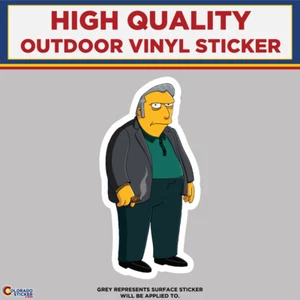 Fat Tony From The Simpsons, High Quality Vinyl Stickers - Picture 1 of 1