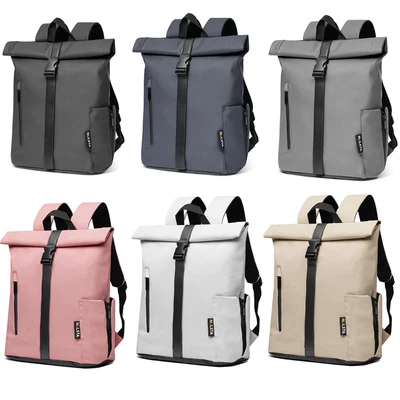 NULSTA Rucksack Rolltop Rucksack Wasserdicht Damen & Herren Daypack Freizeitrucksack