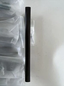 10 Oil Rubbed Bronze Cabinet Dresser Handles Curved Bar 5 Inch Holes Pulls - Picture 1 of 4