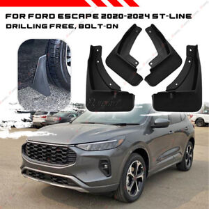 4PCS Front Rear Mud Flaps Splash Guards For Ford Escape 2020-2024 mk4 ST-Line
