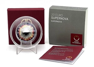 Austria Österreich 2024 20€ Euro SUPERNOVA Uncharted Universe Silver Coin - Picture 1 of 13