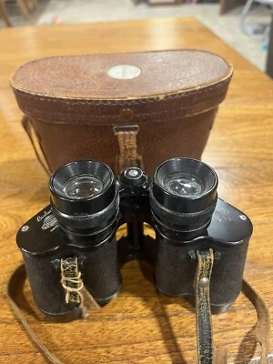 Vintage Binolux 8x30 Binoculars W/ Travel Case 395 ft at 1000 yds. - Image 1 of 4