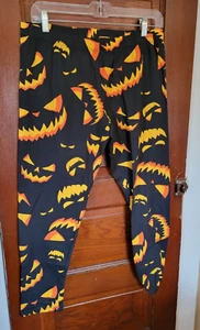 NUEVO CON ETIQUETAS NOBO Juniors Mujer XL 15/17 Vacaciones Jack O Linterna Hasta el Tobillo Leggings - Imagen 1 de 4