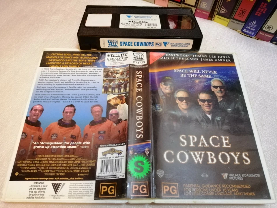SPACE COWBOYS - 2000 Australian Roadshow - Classic Clint Eastwood VHS - THRILLER - Image 1 of 1