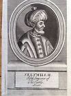 Selimus Ii Sultano Ritratto Xviii Sec. 1566 Quinto Imperatore Turchia Ottomano