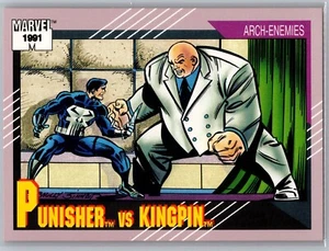 1991 Marvel Arch-Enemies Impel Trading Cards #102 Punisher vs Kingpin Set Break! - Bild 1 von 2