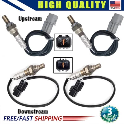 4X Sensor de oxígeno aguas arriba+aguas abajo para Hyundai XG350 2003-05 Kia Amanti Base 3,5 L V6 Foto 1 de 4