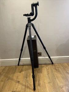 Gitzo G1325 V Carbon Fibre Video Tripod Inc Wiberely Gimble + Slide Mount + Bag - Picture 1 of 9