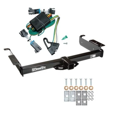 Enganche de remolque para 00-02 GMC Savana 1500 2500 3500 con kit de cableado CLASE III Foto 1 de 4