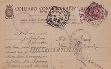 URBINO: Collegio Convitto 'Raffaello' - testatina 1909